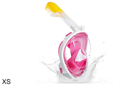 [112186] Maschera da snorkeling rosa XS