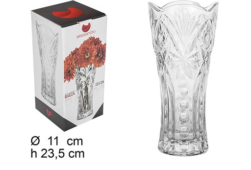 [111926] Florero cristal Baeza 23,5 cm