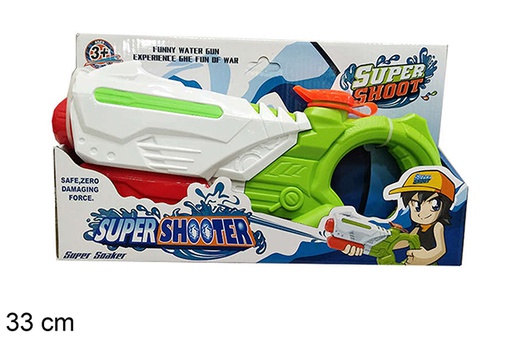 [112272] Assorted color water gun 33 cm