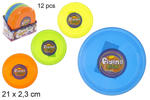 [112274] Disco volador colores surtidos 21 cm