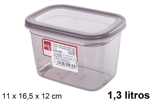 [111969] Contenitore per alimenti Peggy con coperchio 1,3 l.