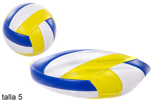 [112025] Ballon de volley-ball en cuir Taille 5