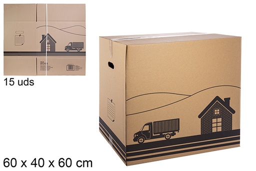 [112292] Scatola di cartone multifunzione marrone S-16 60x40x50 cm