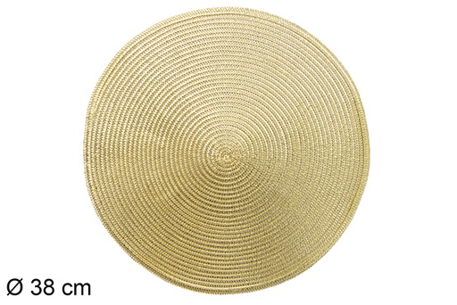 [113004] Gold metallic trivet 38 cm