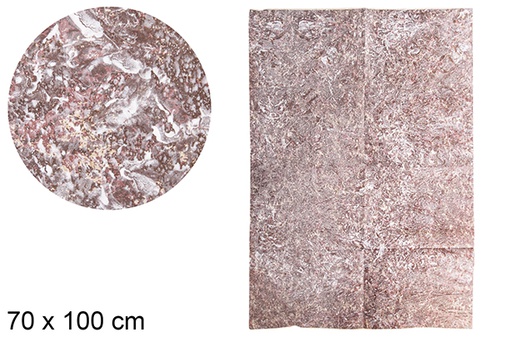 [113826] Papel piedra con nieve 70x100cm  en bolsa
