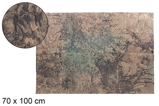 [113827] Papier de pierre peint à la main dans enveloppe 70x100 cm