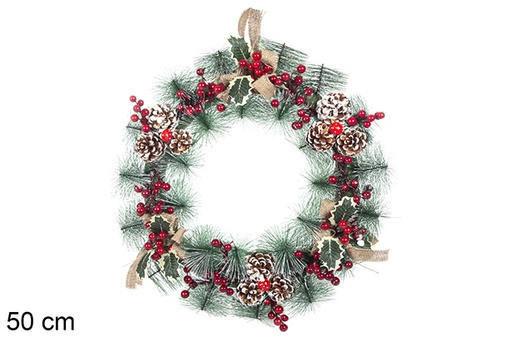 [113876] Christmas wreath 50 cm