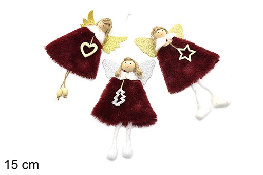 [206809] Assorted garnet Christmas ballerina pendant 15 cm