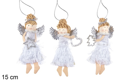 [206820] Christmas white ballerina pendant 15 cm