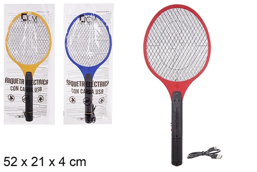 [113469] Raqueta recargable usb anti-mosquitos