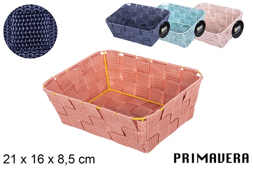[112118] Primavera colored nylon basket 21x16x8,5 cm