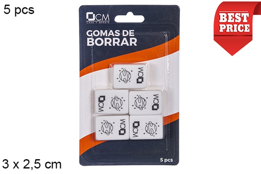 [112220] Pack 5 gomme da cancellare