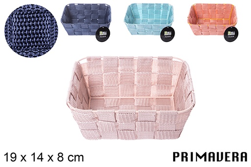 [112123] Cesto de nylon colorido Primavera 19x14x8 cm