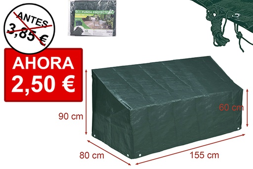 [111615] Funda protectora exterior para sofá 155x80x90/60 cm