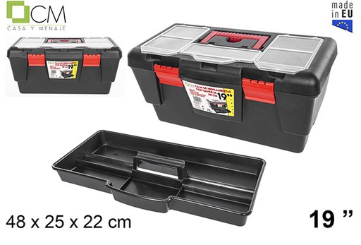 [103053] Caja plástico herramientas con bandeja 48 cm 19&quot;