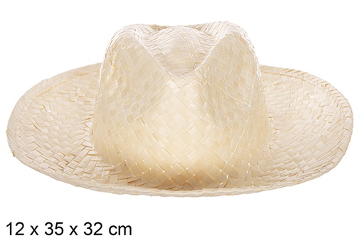 [112317] Sombrero paja Classic blanco