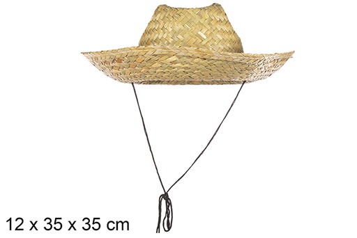 [112334] Sombrero paja Cowboy color
