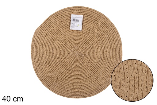 [112448] Salvamantel cuerda papel natural 40 cm