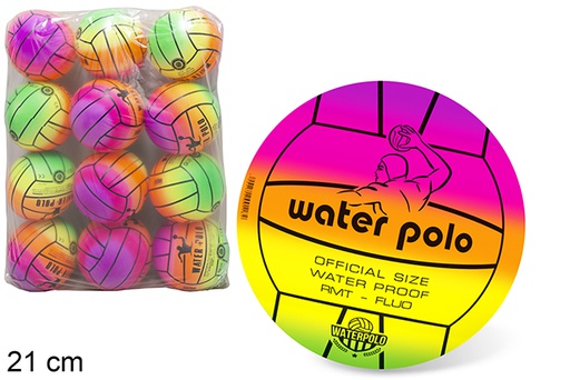 [112244] Fluor water polo inflated ball 21 cm
