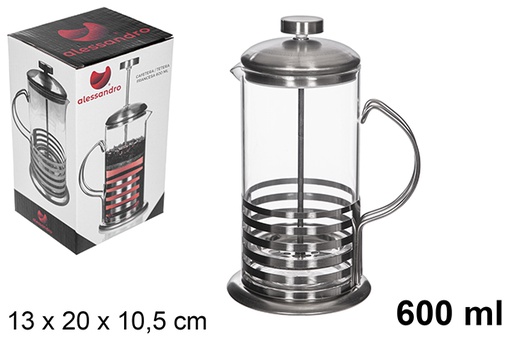 [112972] Máquina de café/chá francesa 600 ml