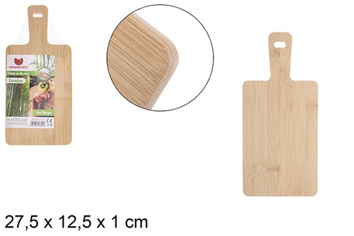 [113322] Multifunction bamboo board with handle 27,5x12,5 cm