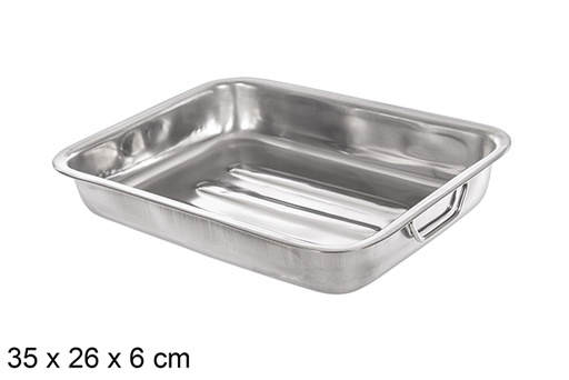 [114396] Bandeja horno acero 35 cm