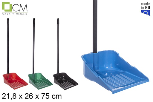 [112452] Wavy dustpan with black stick 75 cm
