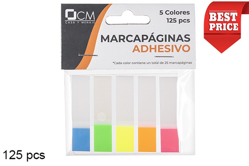 [111717] Transparent/assorted color page markers 