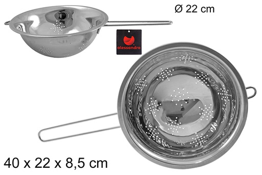 [113530] Metal strainer 22 cm