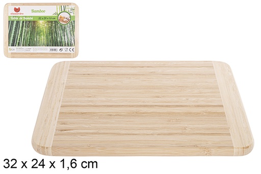[114226] Planche multifonction en bambou 32x24 cm