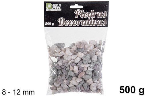 [114257] Pedra decorativa variada 8-12 mm (500 gr.)