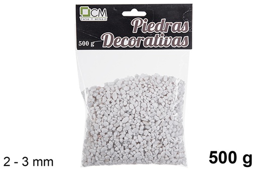 [114258] Piedra decorativa blanca 2-3 mm (500 gr)