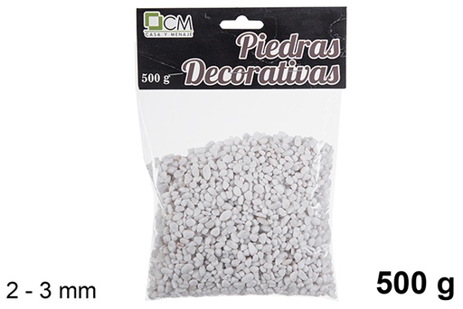 [114258] Piedra decorativa blanca 2-3 mm (500 gr.)