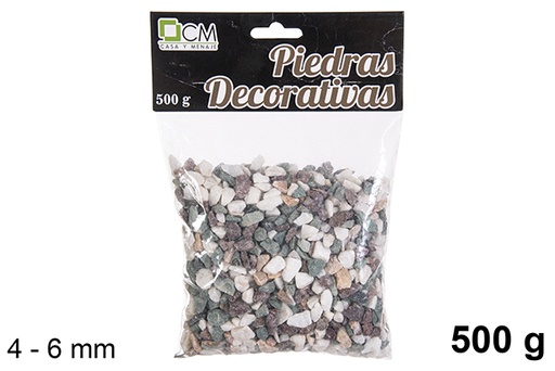 [114293] Pierre décorative couleur assortie 4-6 mm (500 gr.)