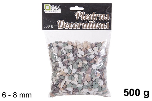 [114294] Pierre décorative couleur assortie 6-8 mm (500 gr.)