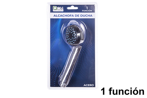 [114301] 1 function steel shower head