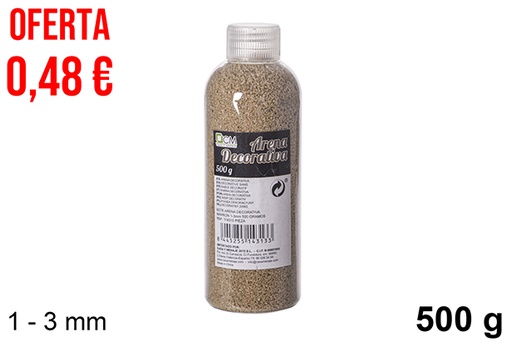 [114313] Bote arena decorativa marrón 1-3 mm (500 gr.)