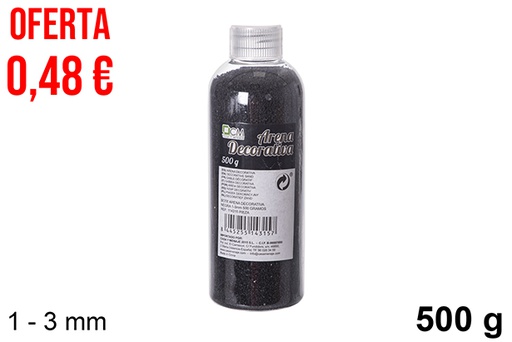 [114315] Pot de sable décoratif gris clair 1-3 mm (500 gr.)