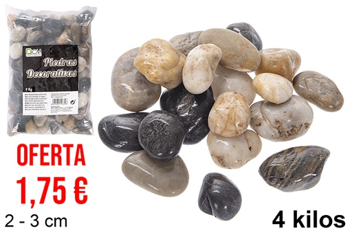 [114339] Piedra decorativa color surtido 2-3 cm (4 kg)