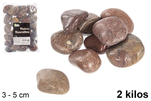 [114390] Pedras decorativas coloridas de chocolate 3-5 cm (2 kg)