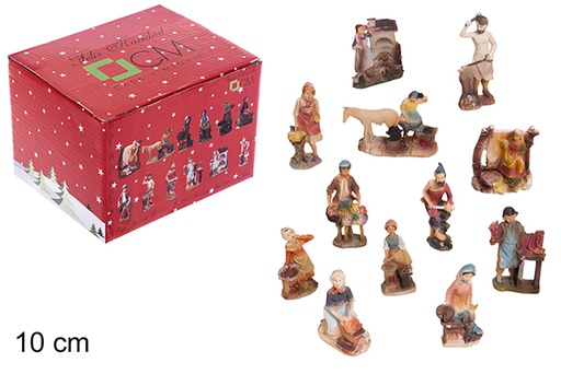 [114414] Assorted occupations figures 10 cm