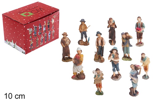 [114570] Assorted shepherd figures 10 cm