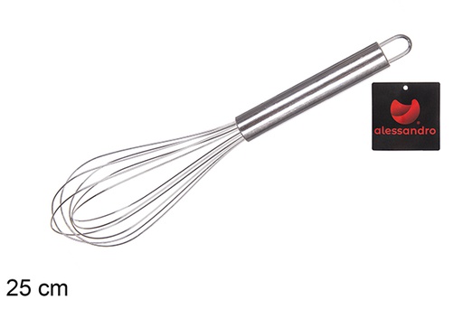 [114777] Stainless steel whisk 25 cm