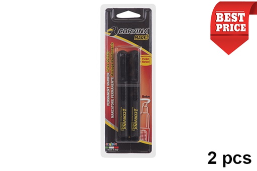 [205839] Pack 2 marcadores negros