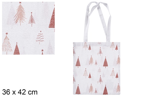 [115517] Bolsa tela Navidad oferta.  36x42 cm