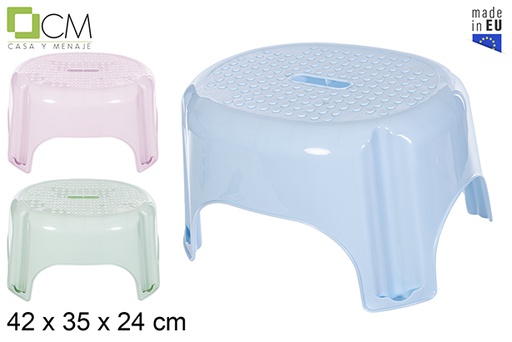 [115543] Taburete step plástico color pastel size XL