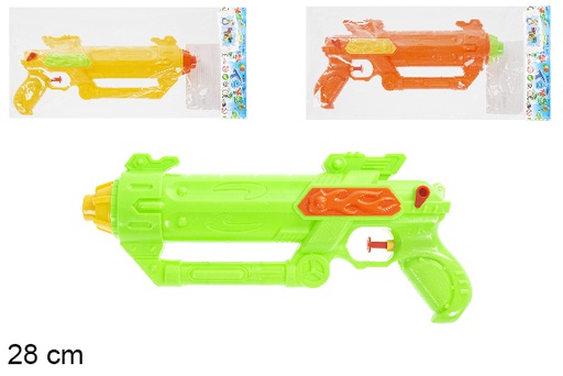 [115566] Pistolet à eau coloré 28 cm