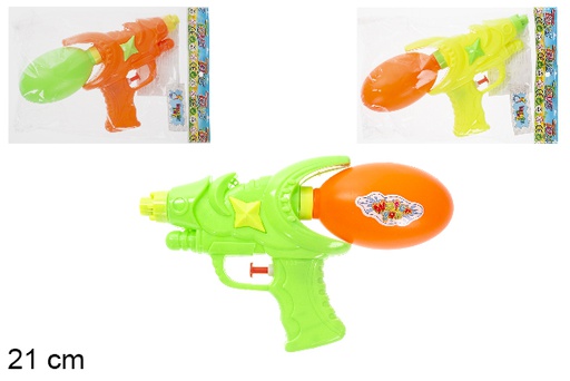 [115581] Pistolet à eau coloré 21 cm