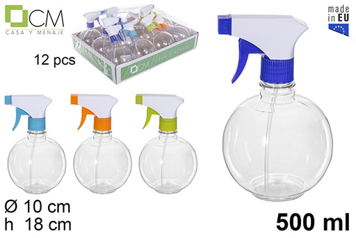 [115634] Ball plastic sprayer assorted colors 500 ml