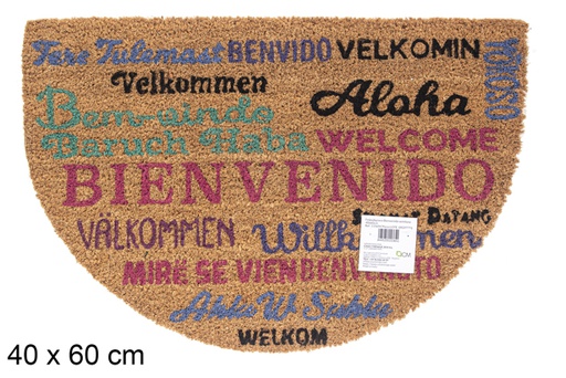 [115694] Coco welcome paillasson croissant 40x60 cm